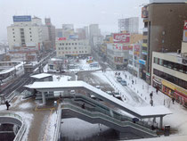 十数年ぶりの大雪となったいわき