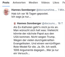 Mein "bluesky"-Post vor 16 Tagen...