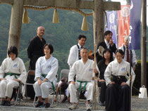 合気道鴻心館奉納演武、河内長野川上神社