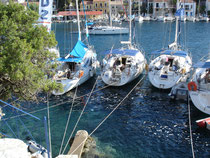 Im Hafen von Kioni/Ithaka