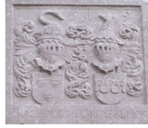 Armoiries de Godfroid de Bocholt à l'ancien château d'Oreye