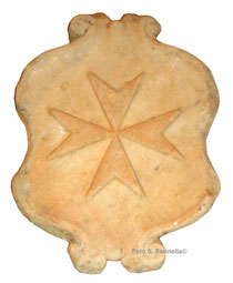 Croce dei Cavalieri di Malta nel santuario della Madonna dell'Olio (foto S. Farinella©)