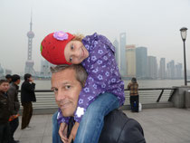 Siena auf der "Hop-on, Hop-off Tour" durch Shanghai