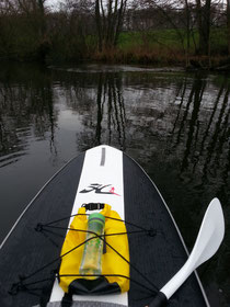 SUP auf der Schwentine