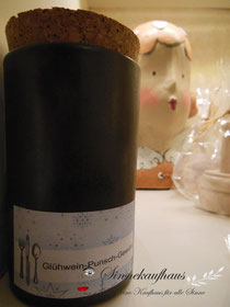 Gewürz Keramik Gewürzmischung Stollen Weihnachtsgebäck Spekulatius Feinkost Glühwein Punsch