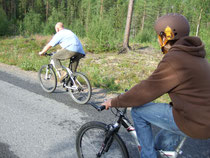 Bernd und Jan auf dem Rückweg vom Nalovardo