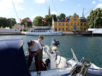 Boat access harbor from Göta kanalbolagt