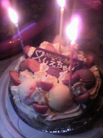 ともだちの誕生日アイスケーキ