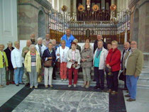 Gruppe im Dom zu St. Blasien