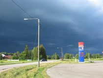 Ganz, ganz dunkle Wolken