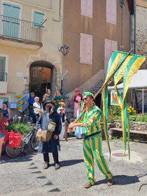 10 et 11 juillet 2021, animation sur la fête de Beauchastel 