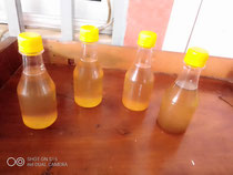 Petits formats de 200 ml d'huile de coco extrait à froid