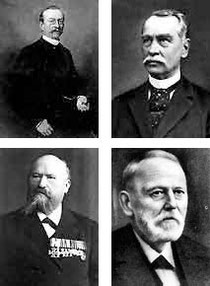 Fürst zu Bentheim-Tecklenburg, Ferdinand Bartels, Emil Mangelsdorf, Dr. Wilhelm Schüter