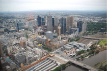 Melbourne vom Eureka Tower aus
