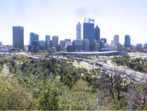Skyline von Perth