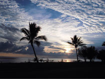 Sonnenaufgang am Strand von Rollingstone