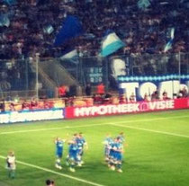 UEFA Europa League FC Dnipro celebrates a goal