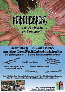 Offizielles Ankündigungsplakat