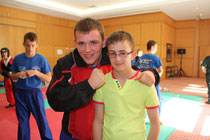 Ryan Winham with Lewis Gemmill
