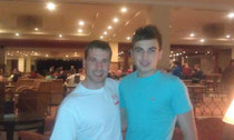 Kevin Williams with Alex Barrowman Jnr
