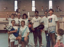 1989 champions of europe - mike brown, mick adams, nitin panesar, brian wallwork, julian preistley, jill wallwork, nicola greenwood, gillian clark, sue brown