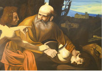 caravaggio sacrificio isacco