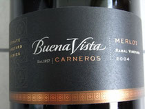 BUENA VISTA MERLOT RAMAL VINEYARD 2004