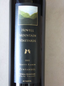 HOWELL MOUNTAIN VINEYARDS ZINFANDEL 2005