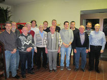 v.l.n.r.: Daniel Fuhrmann, Peter Semmler, Roland Hellmann, Manfred Vesper, Ronny Pfrengle, Werner Pfirrmann, Tobias Pfrengle, Günther Vogel, Peter Unger, Marc Metzger, Philipp Niederer, Werner Kreitmann, Thorsten Benneter, Thomas Graf