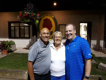 (l to r) Iain Clemerson, Wanda Bannan, and Cary Lucier