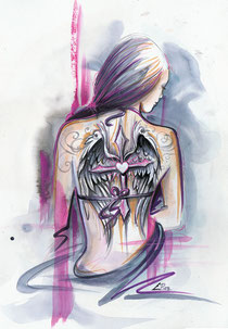 Copyright Elisabeth Presslauer, Bodypaintingweltmeisterin, Firma Malerei Wieser