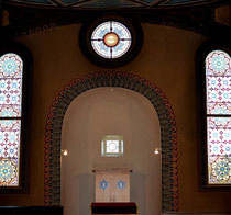 Misrachwand der Hechinger Synagoge, Foto: Manuel Werner