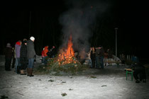 Weihnachtsbaum-Verbrennen 2010