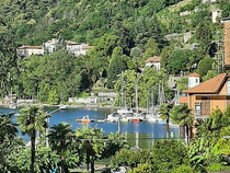 Die Ferienwohnung liegt in Solcio di Lesa nahe Stresa nur 50 Meter vom See entfernt  
