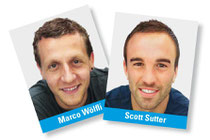 Marco Wölfli und Scott Sutter im Pier 58