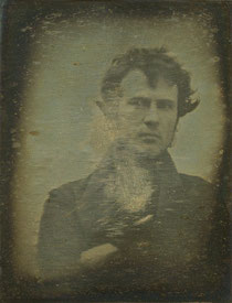 Robert Cornelius, "Selbstportrait", 1839. Privatsammlung, Philadelphia.