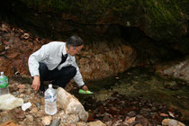 西牧川支流の水無し渓流