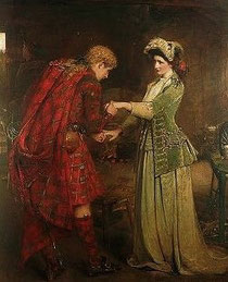 Bonnie Prince Charlie mit Flora MacDonald