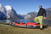 Einstiegsstelle am Hallstätter See