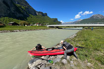 Einstiegsstelle bei Meiringen