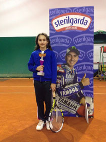 Eleonora Carrara con il trofeo