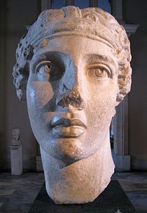 Roman bust of Sappho, copied from a lost Hellenistic original in Istanbul Archaeological Museum