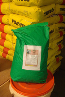 Sack mit Mineralpellets