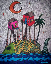 "De Allá Pa' Cá". Ink. Sandra Pérez-Ramos 