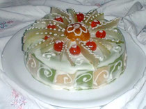 Traditional "Cassata Siciliana"