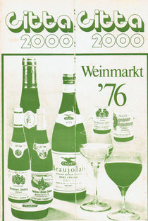Weinkarte 1976