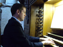 Vincent Grappy, organiste titulaire de la cathédrale de Blois 