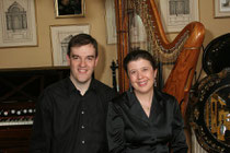 Isabelle Lagors (harpe) et Christian Ott, organiste co-titulaire de la cathédrale de Versailles