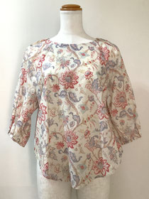 ローブ（ROBE) 41−MS25 花プリントブラウス38  ¥16,280（税込）SOLD OUT