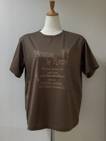 ピッコーネ（picone）4−MS48 茶Tシャツ40  ¥24,200（税込）
